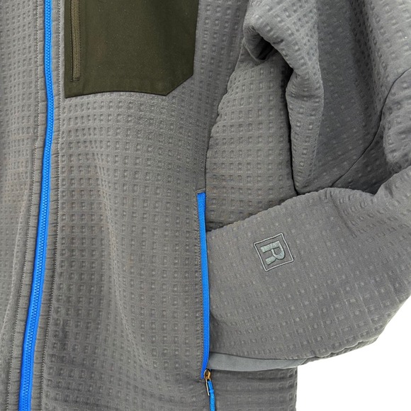 Patagonia Mens R1 TechFace Full Zip Jacket Gray Fleece MED Outdoor Gorpcore - Picture 3 of 12